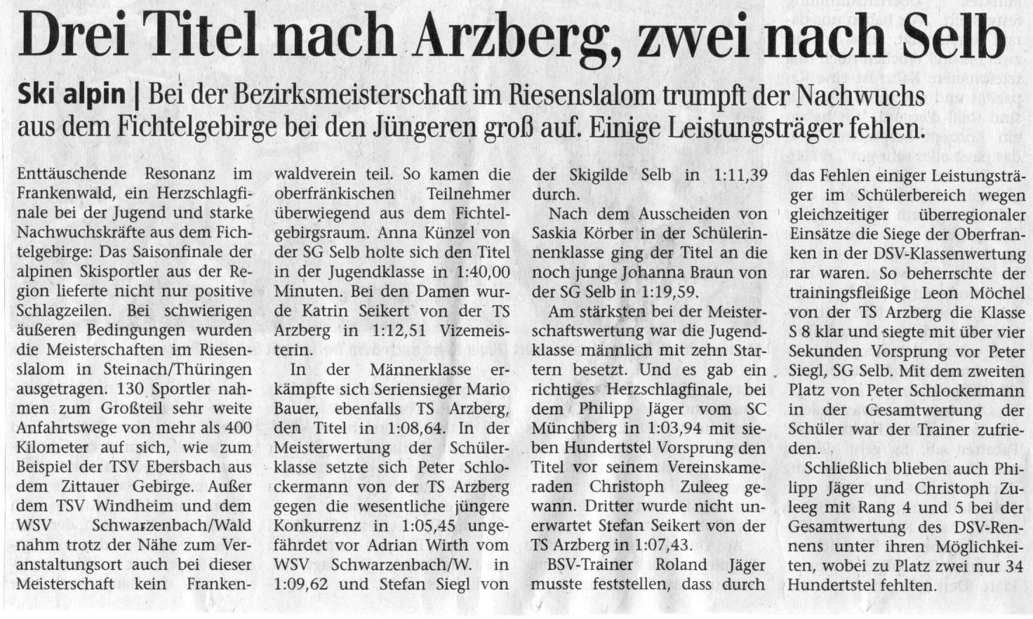 2009.03.23, Zeitungsbericht